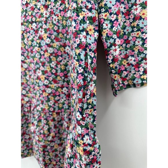 Pomander Place by Tuckernuck Ditsy Floral Lucy Mini Dress sz XS Tiered Tie Waist - Picture 6 of 8